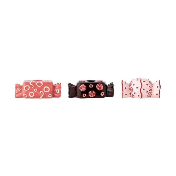 Maiano ljusstake - Rose, 3 pieces, 12 cm - Bloomingville