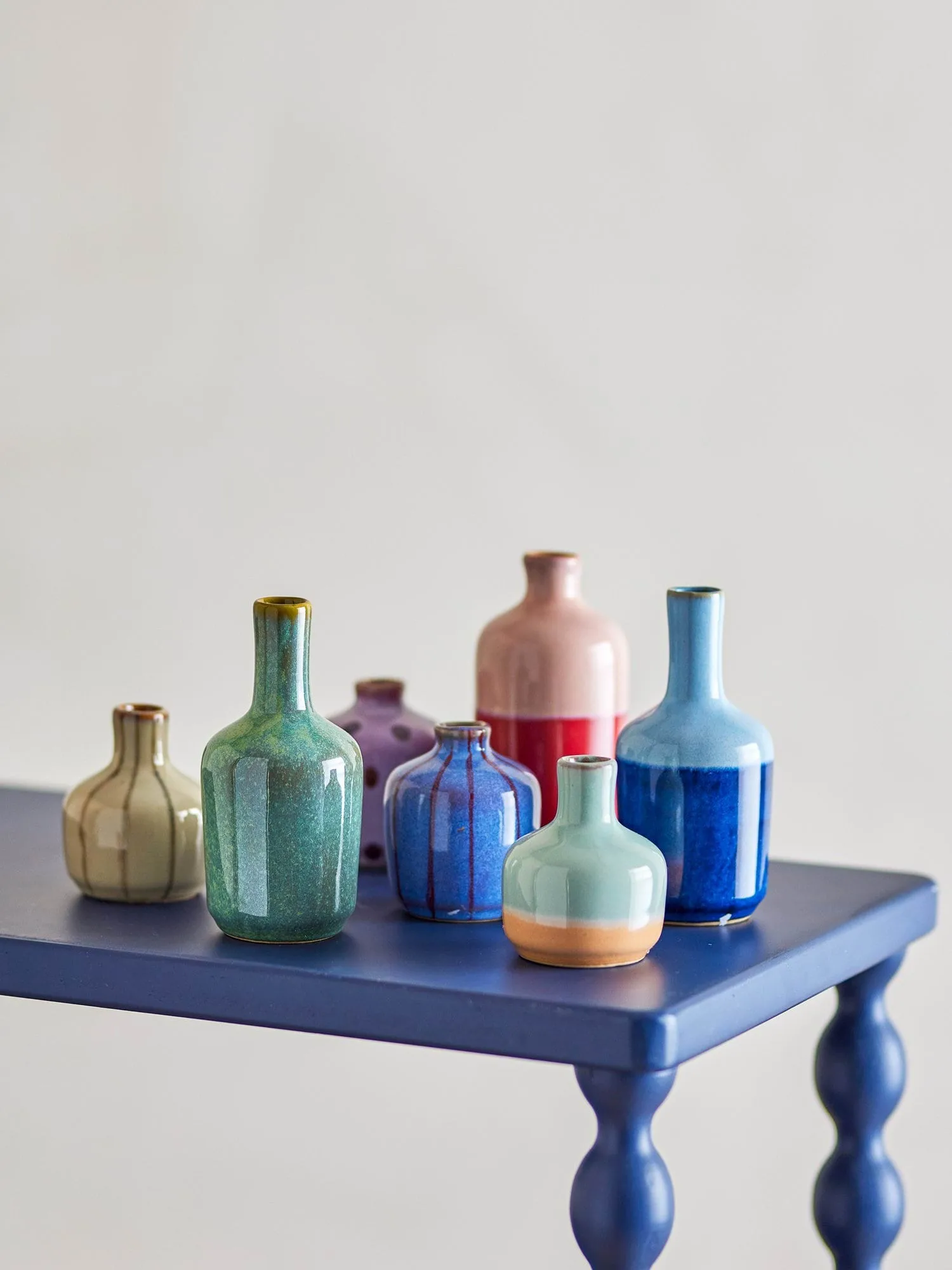 Maien vase, Multi stoneware, 7 pieces Bloomingville