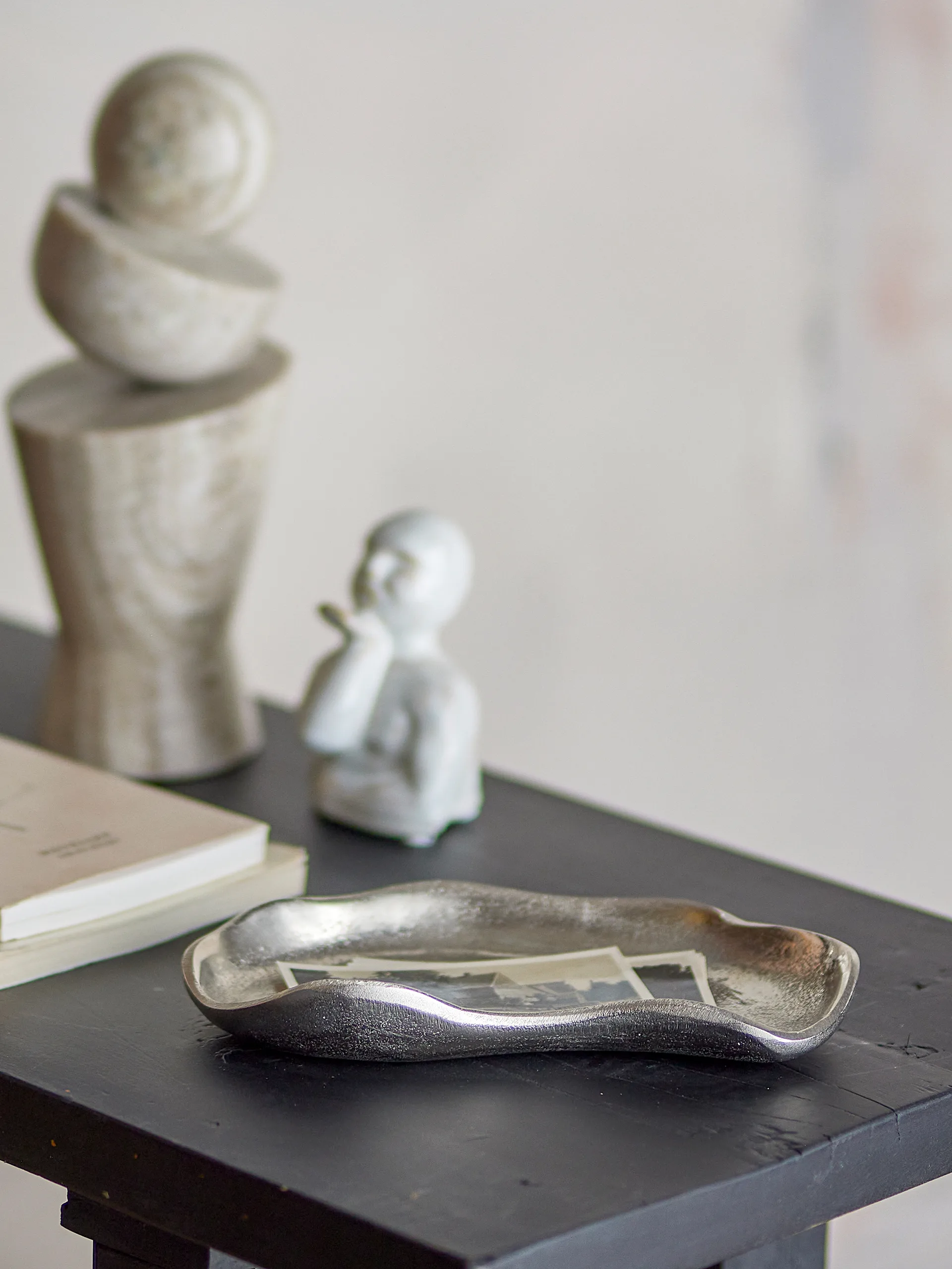 Marlice decorative tray 12x20 cm, Silver Bloomingville