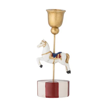 Merry-go-round candlestick - White - Bloomingville