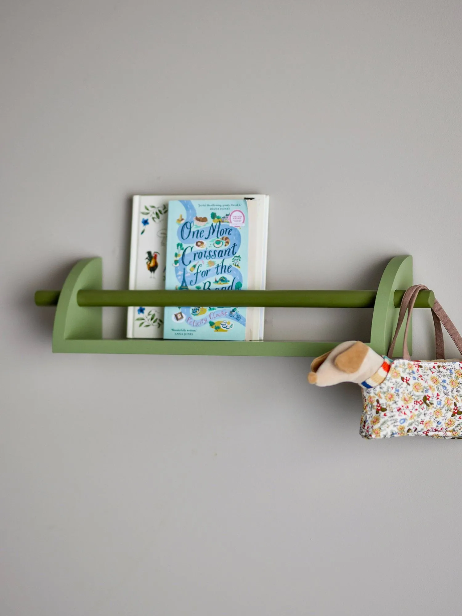 Mingus wall shelf 14x60 cm, Green Bloomingville