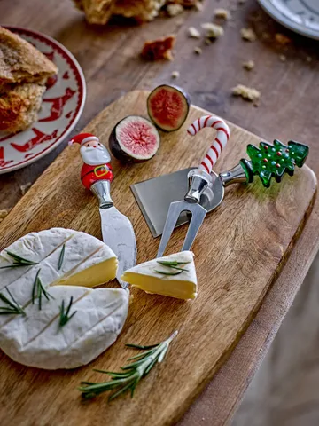 Misa cheese knife set - Red, 3 pieces, 19.5 cm - Bloomingville