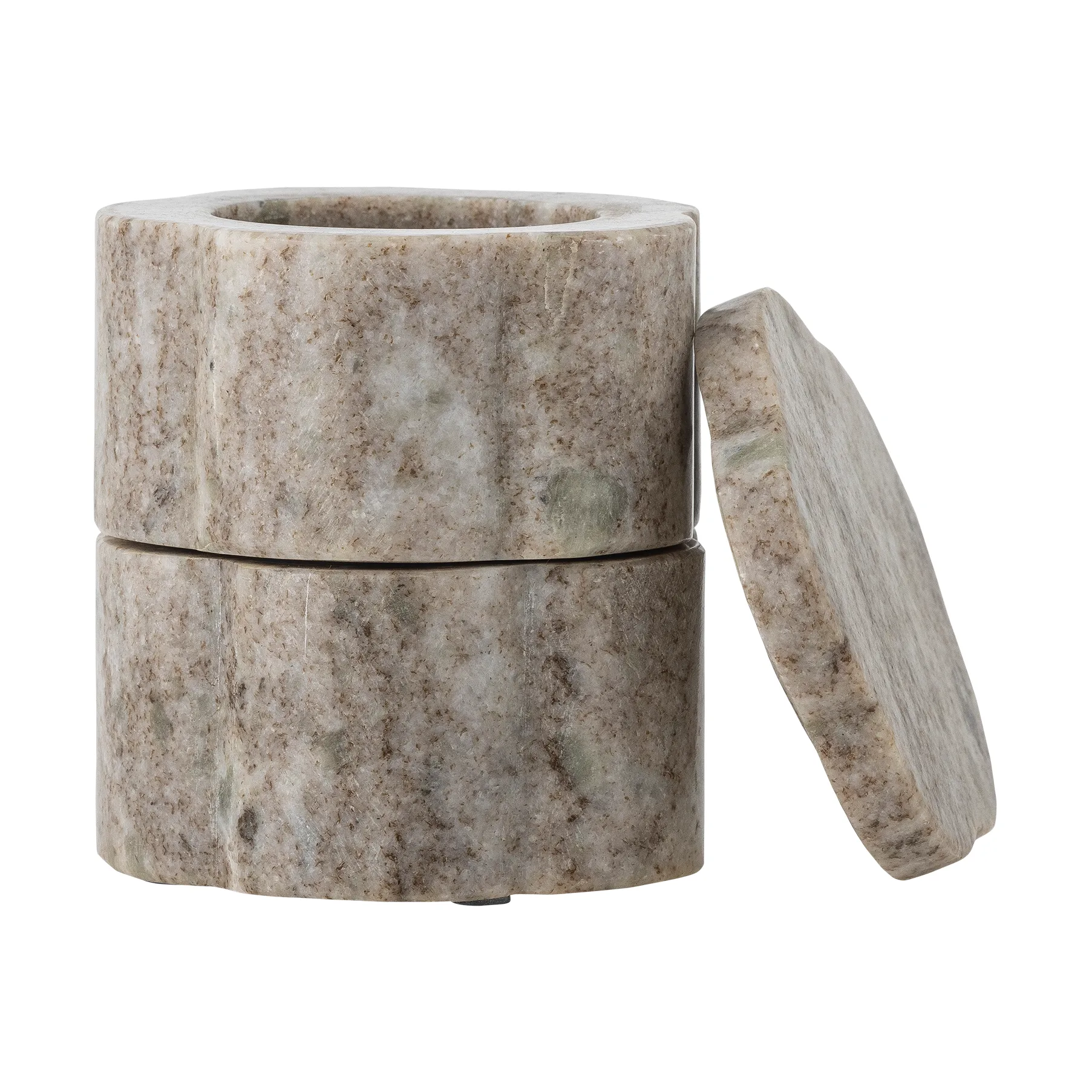 Nezli bowl with lid Ø9 cm, Natural Bloomingville