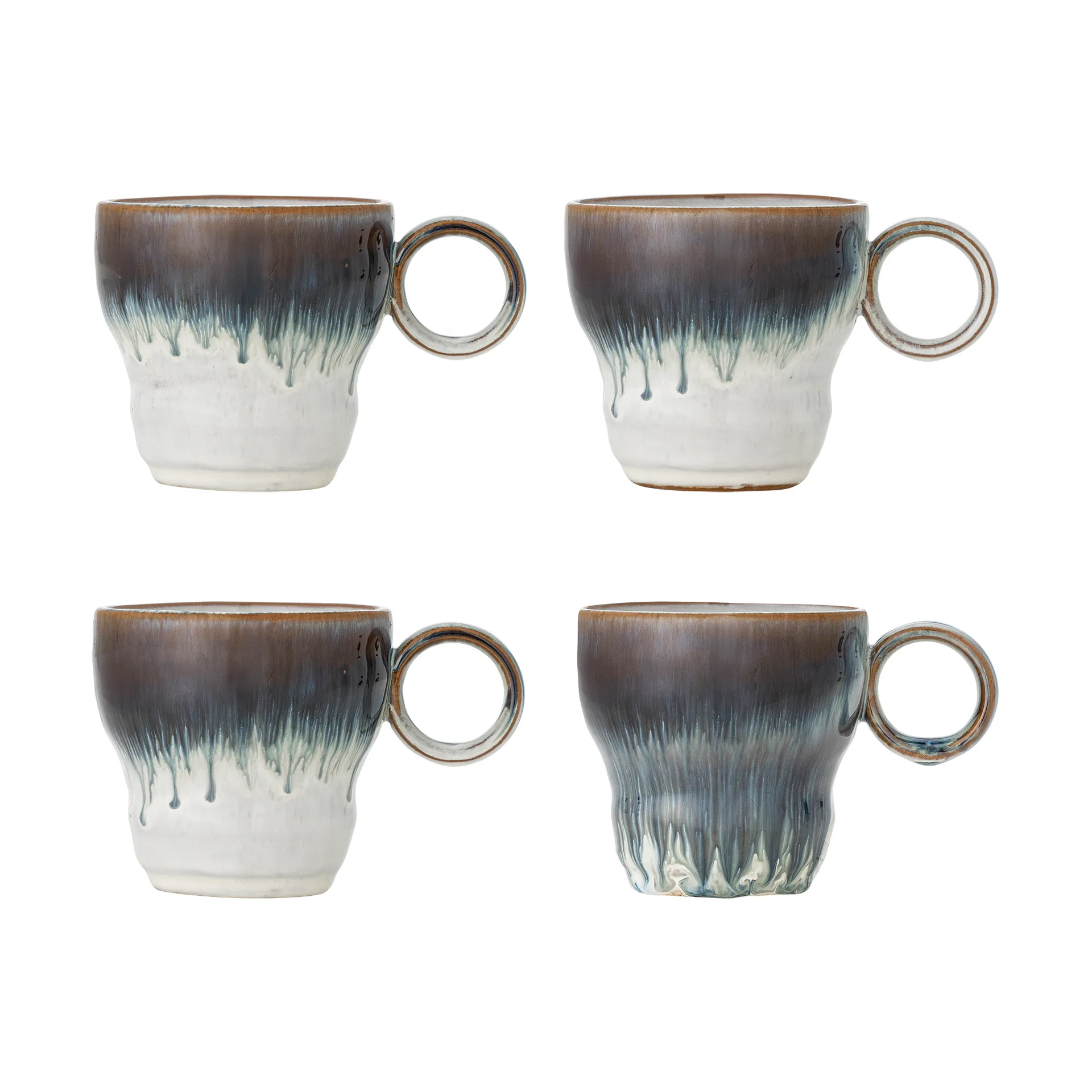 Nigel cup 4-pack, Blue Bloomingville