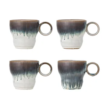 Nigel cup 4-pack - Blue - Bloomingville