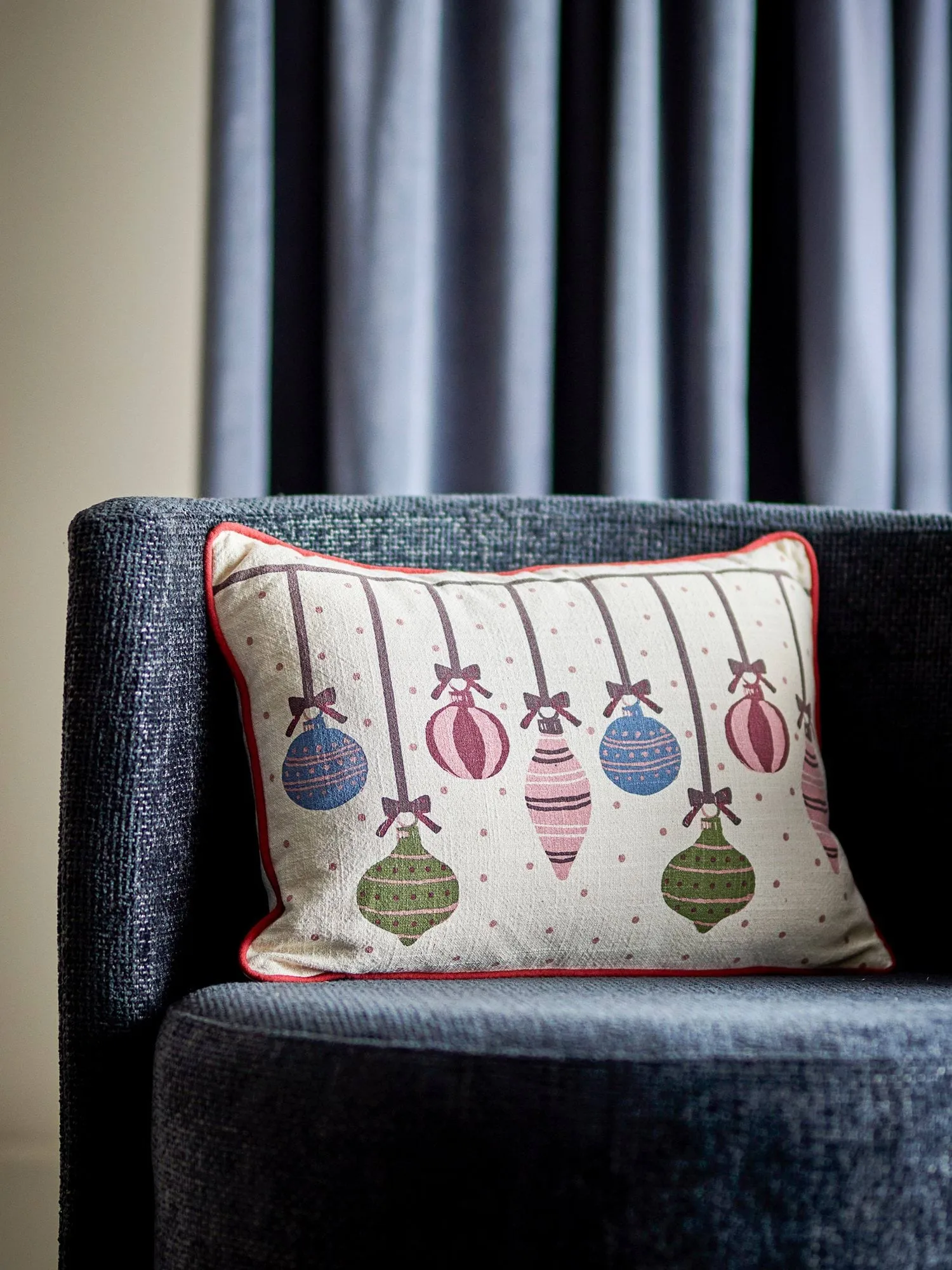Ornamentia cushion, Red, 50x35 cm Bloomingville