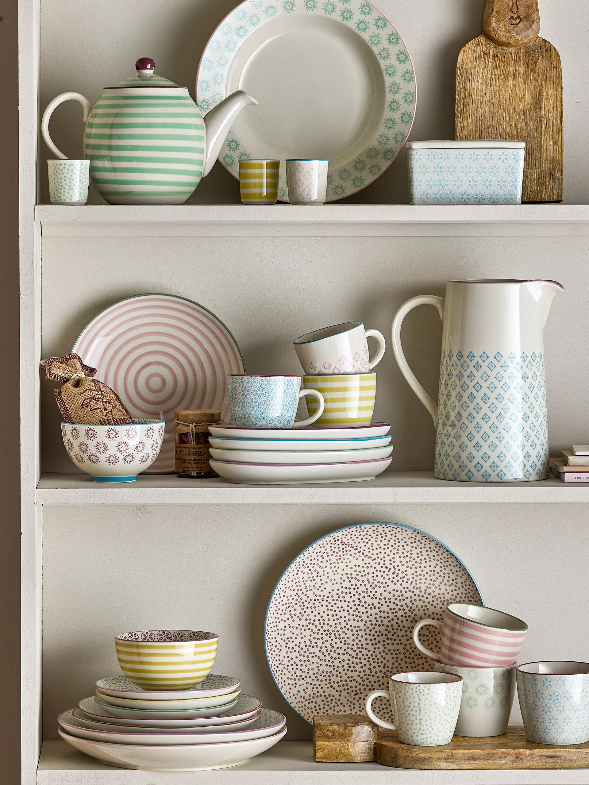 Patricia cup 30 cl 3 pieces Blue Bloomingville