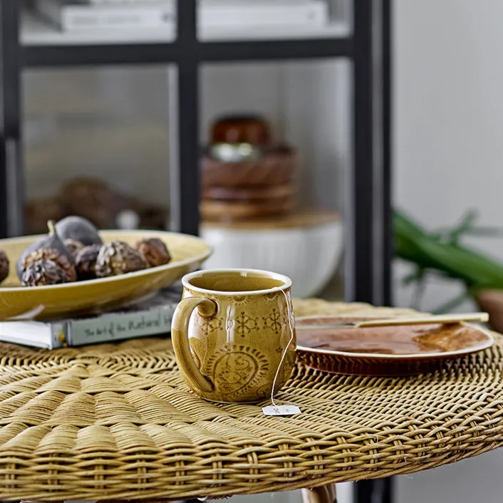 Rani mug 40 cl, yellow Bloomingville
