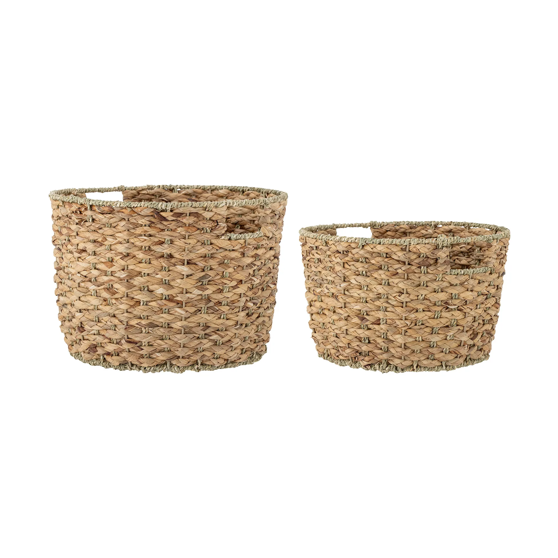 Rime storage box 2 pieces, Water hyacinth Bloomingville