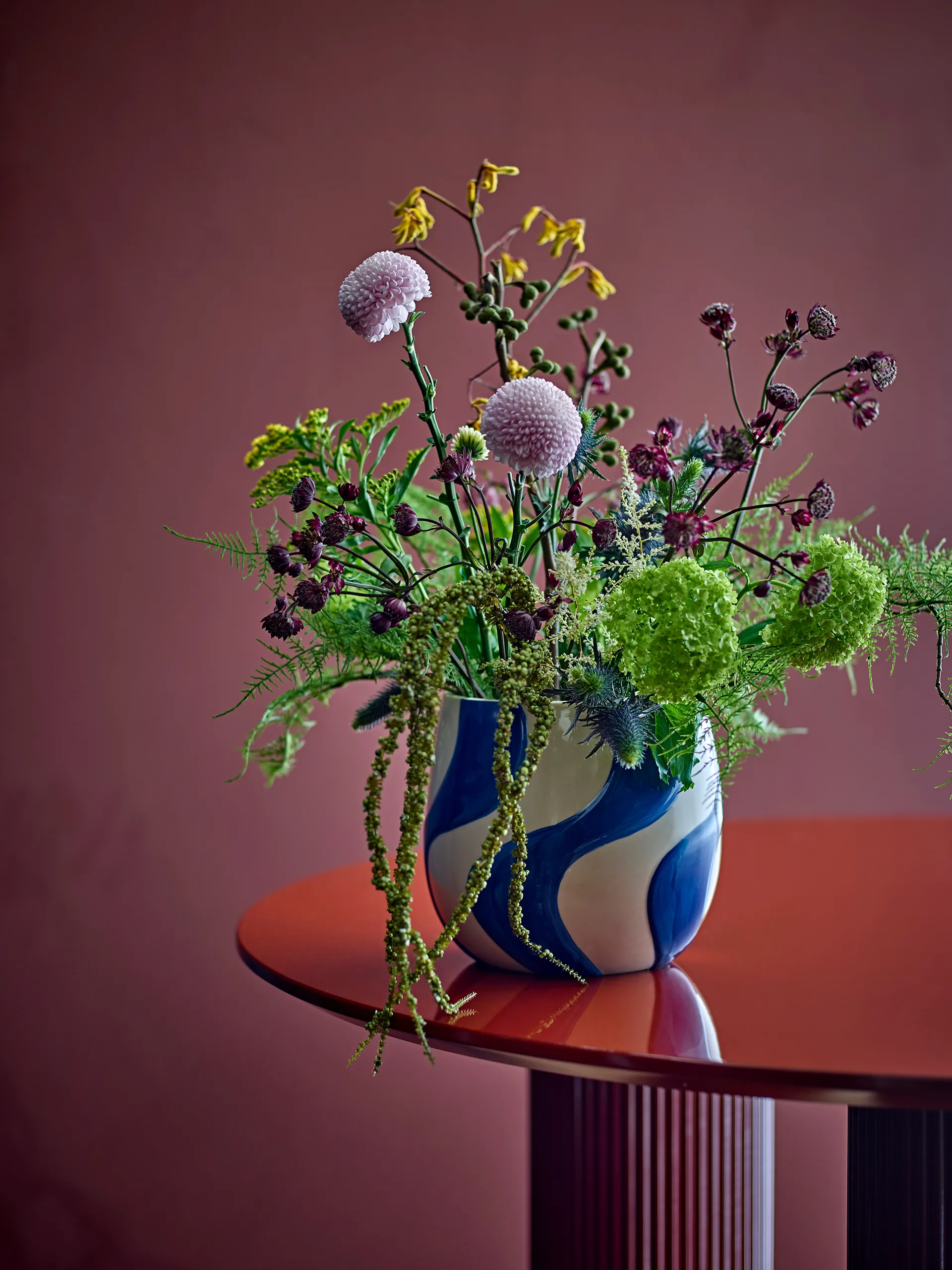 Romy planter Ø20.5 cm, Blue Bloomingville