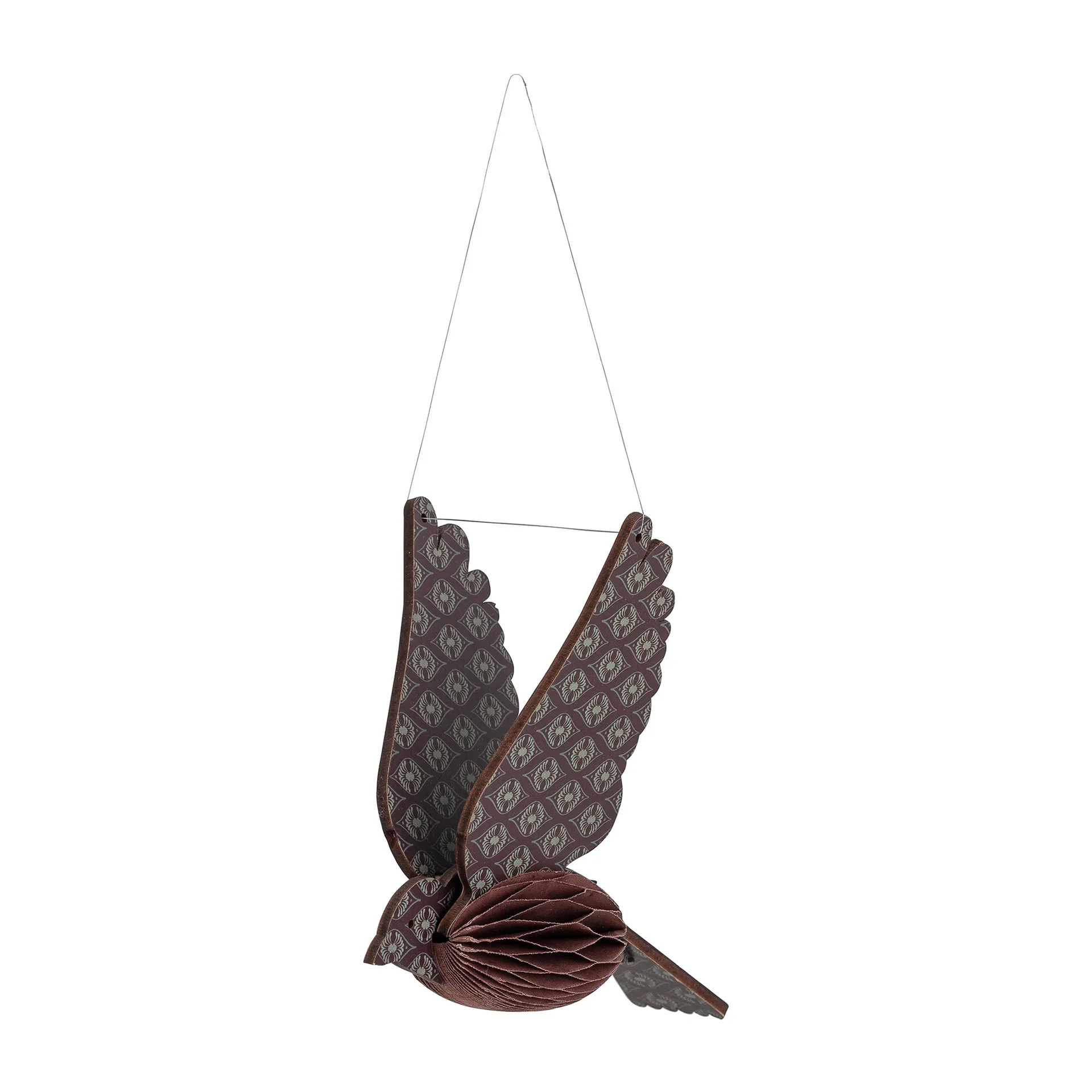 Sagalin Bird Christmas ornament, Brown Bloomingville