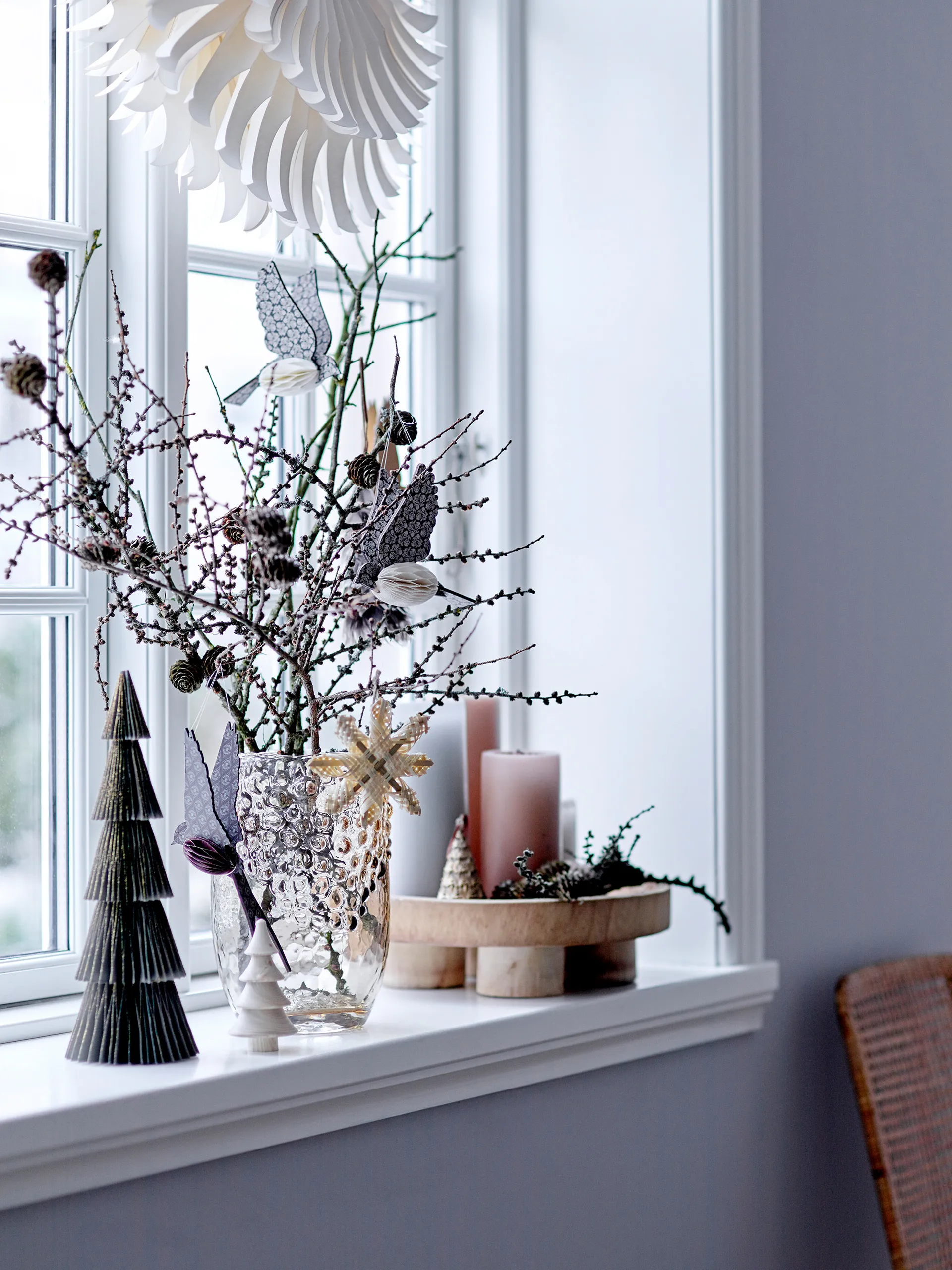 Sagalin Bird Christmas ornament, Brown Bloomingville