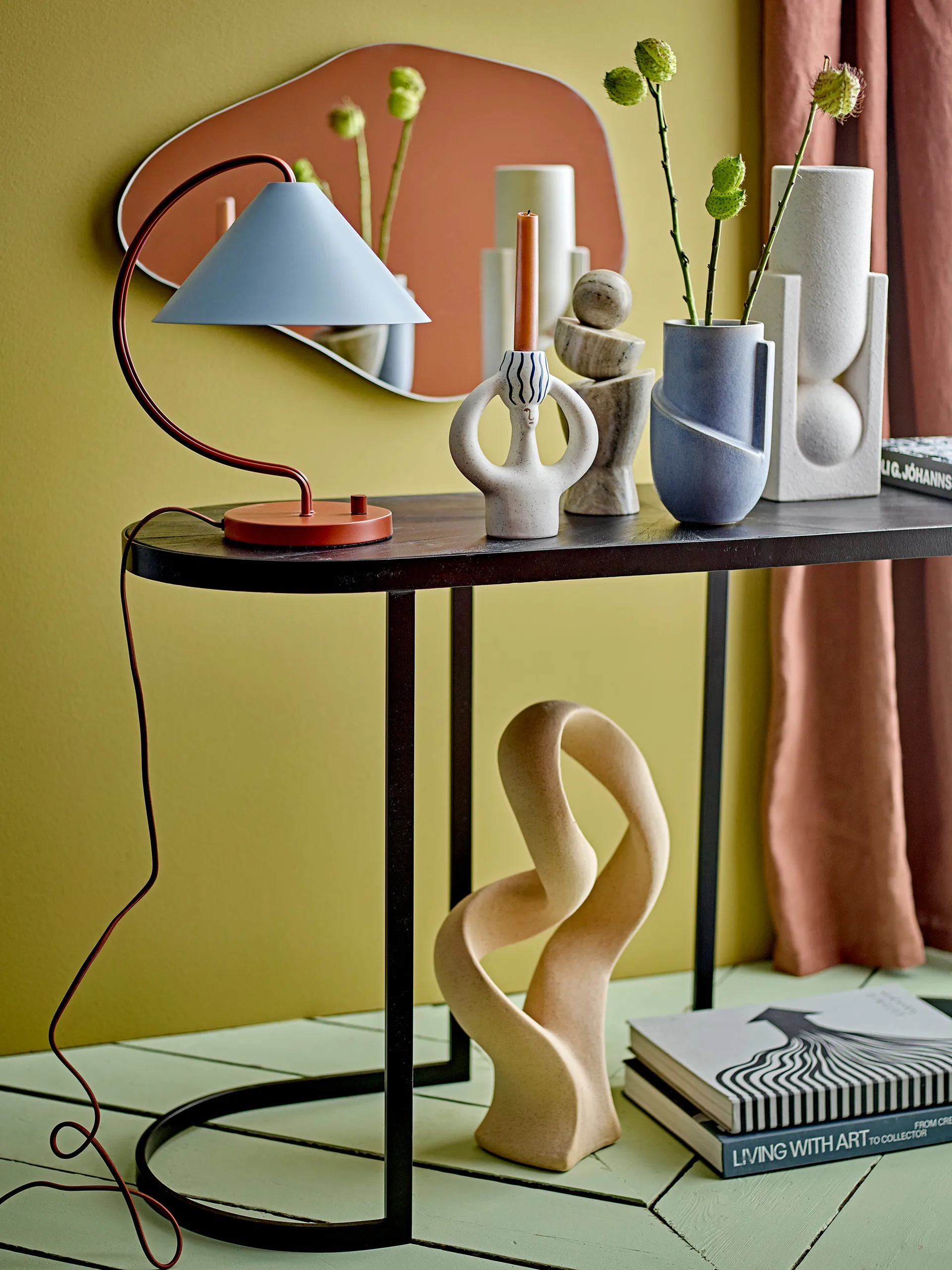 Salome vase 34 cm, White Bloomingville