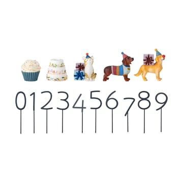 Salve birthday decoration 15 pieces - Multi - Bloomingville