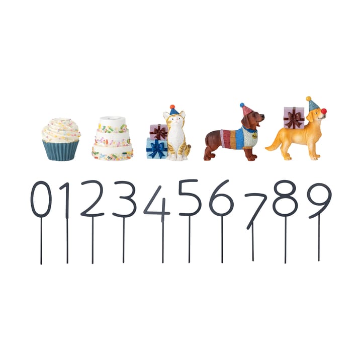 Salve birthday decoration 15 pieces - Multi - Bloomingville