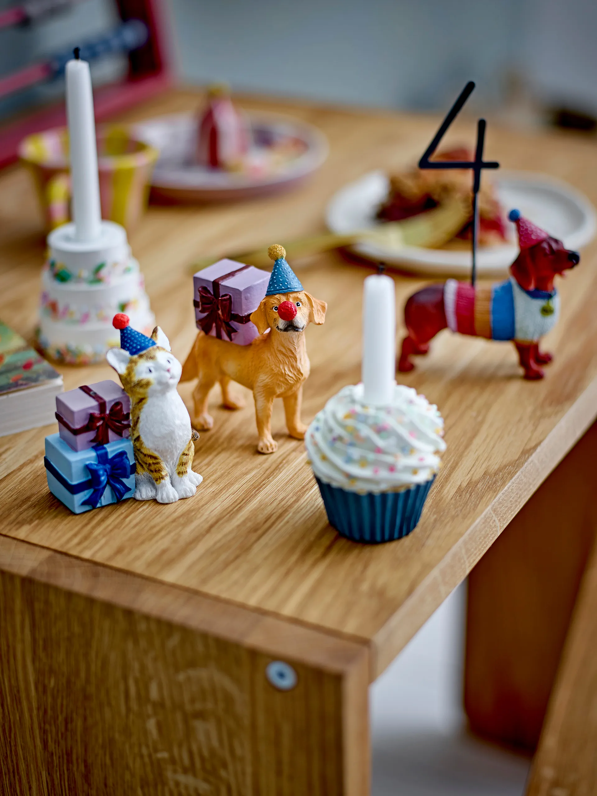 Salve birthday decoration 15 pieces, Multi Bloomingville