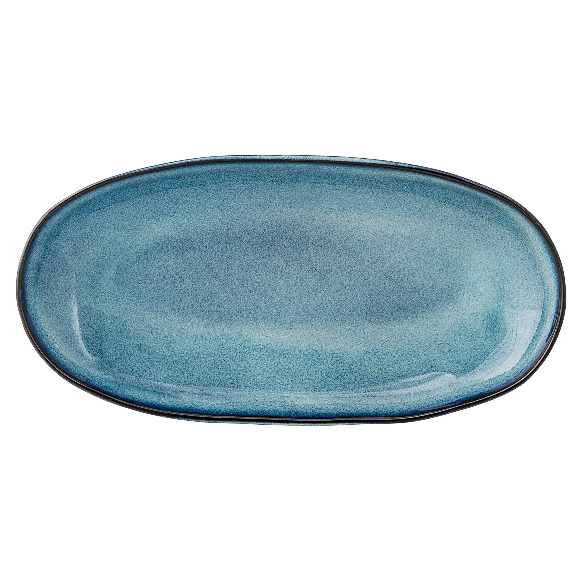 Sandrine medium serving platter, blue Bloomingville