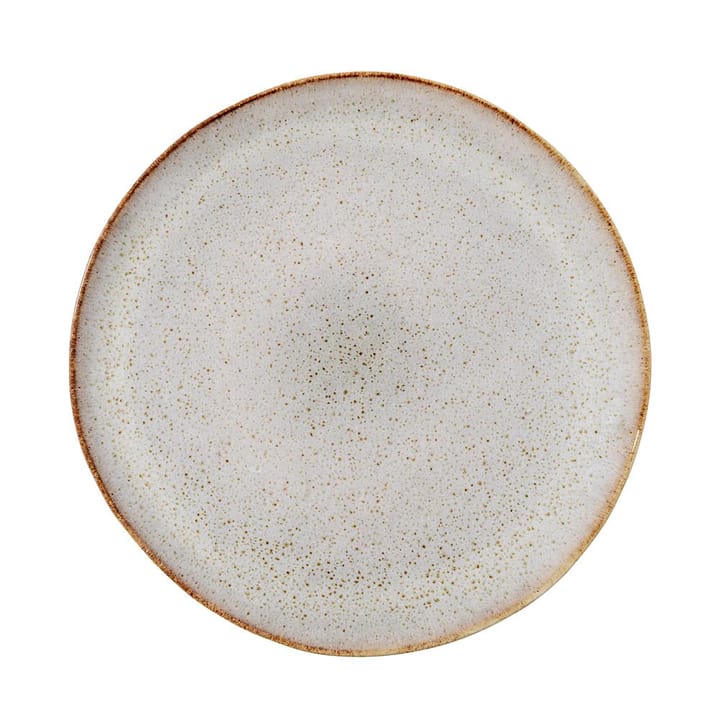 Sandrine plate Ø 28.5 cm, light grey Bloomingville