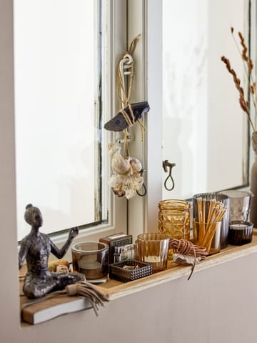 Sanga tray with candle holders 10 pieces - Brown - Bloomingville