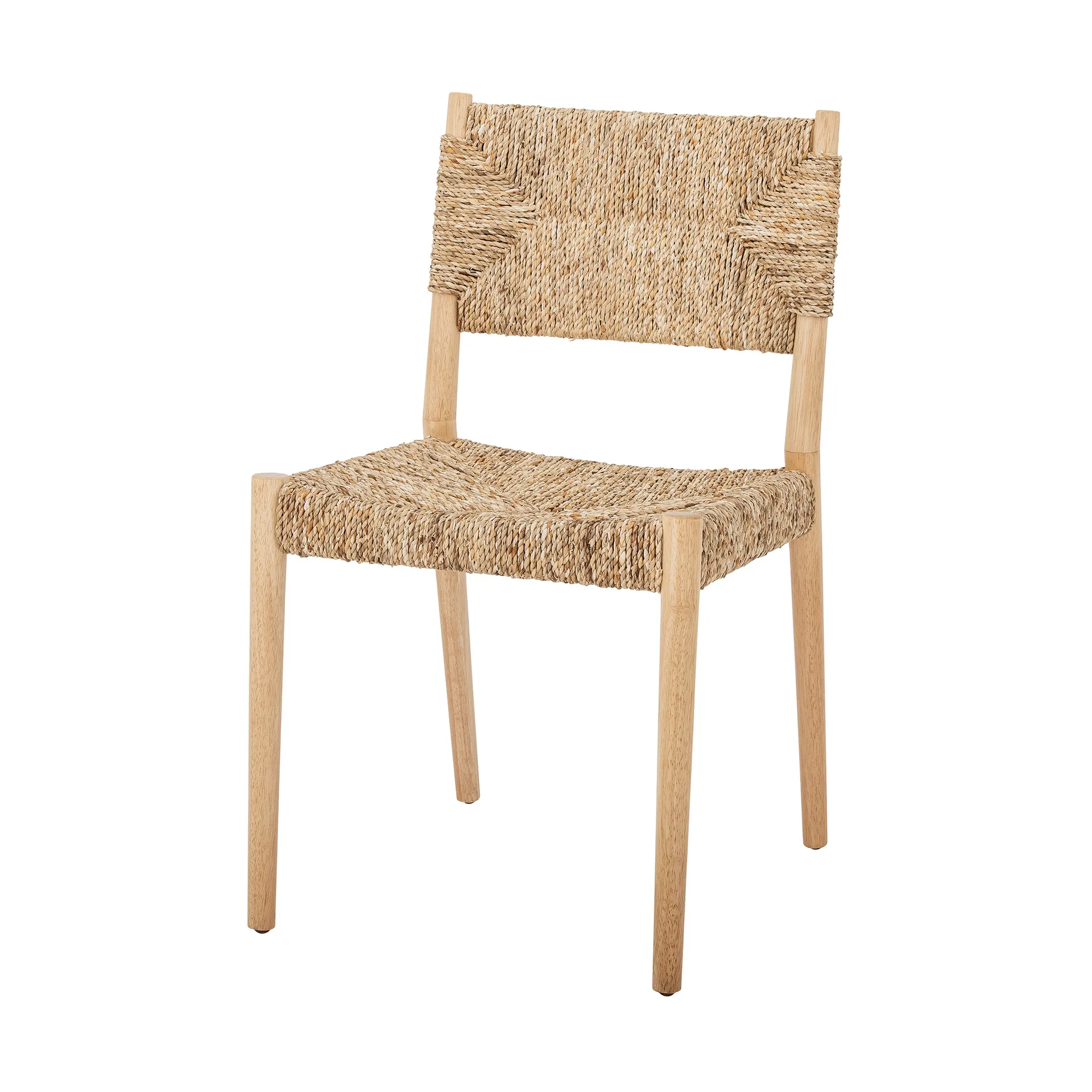 Saran chair woven back and seat, Natural Bloomingville