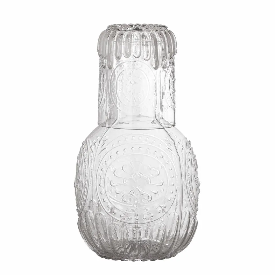 Sebas carafe & glass, Clear Bloomingville