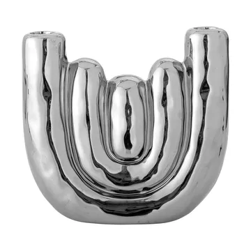 Shine candleholder - Silver, 18.5x17.5 cm - Bloomingville