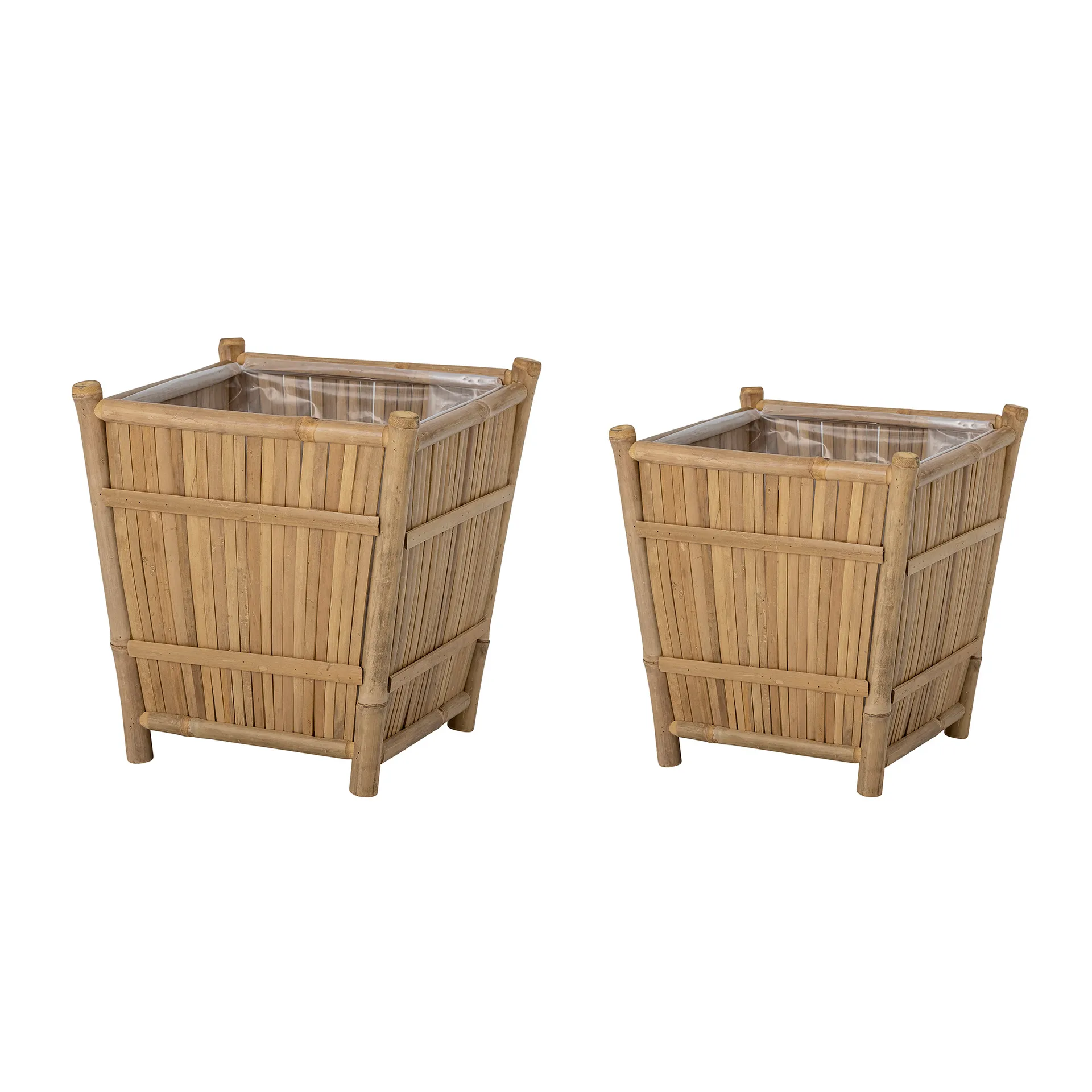 Sole flower pot set 2-pack, Bamboo Bloomingville