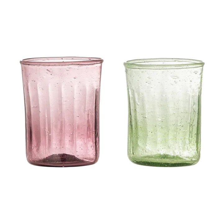 Sunil drinking glass 2-pack - Green - Bloomingville