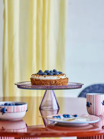 Tayo cake stand with lid - Multi, Ø32 cm - Bloomingville