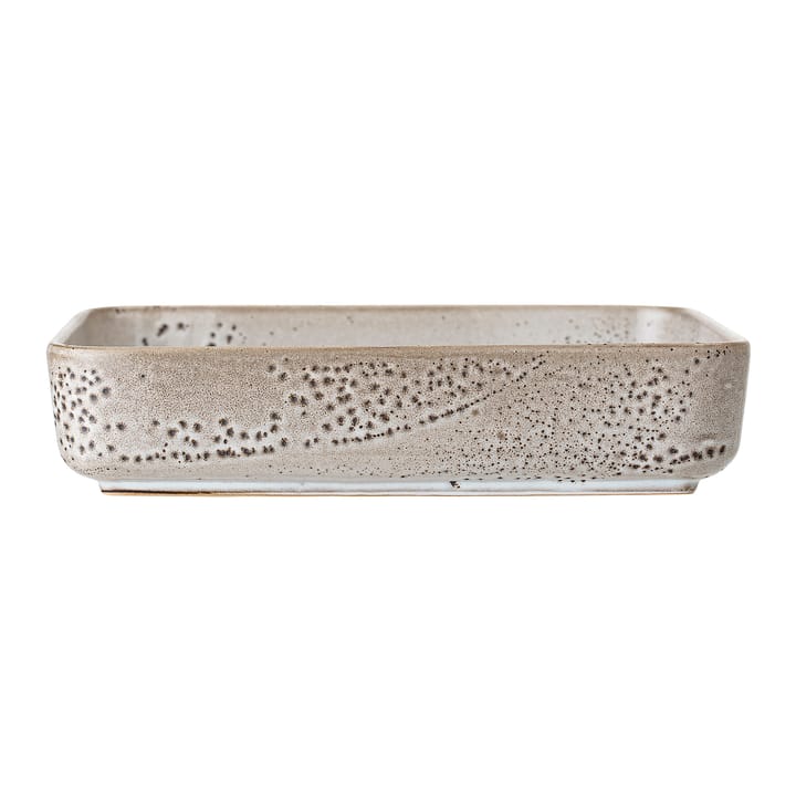 Thea serving plate stoneware 25x25 cm, Grey Bloomingville