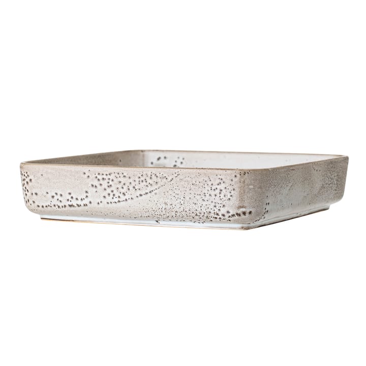 Thea serving plate stoneware 25x25 cm, Grey Bloomingville