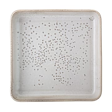 Thea serving plate stoneware 25x25 cm - Grey - Bloomingville