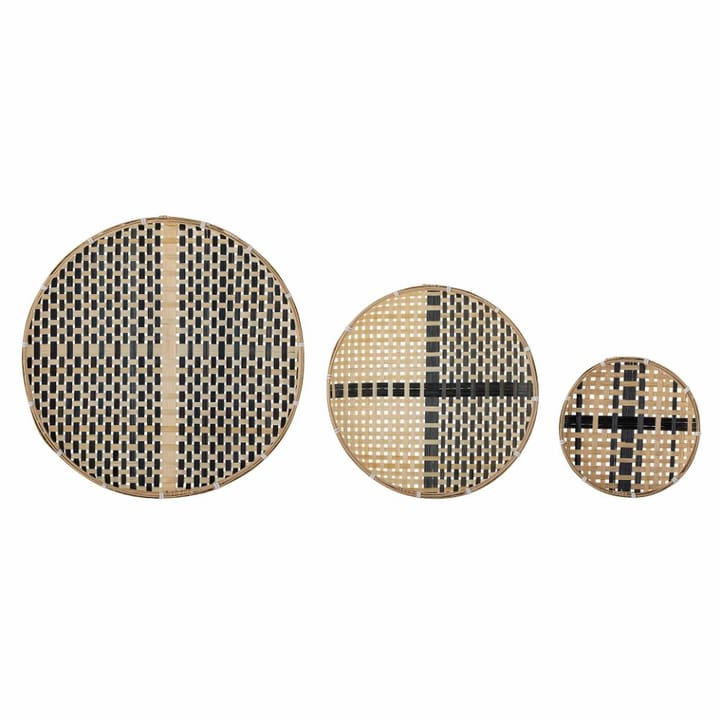 Tona wall decoration, Black Bloomingville