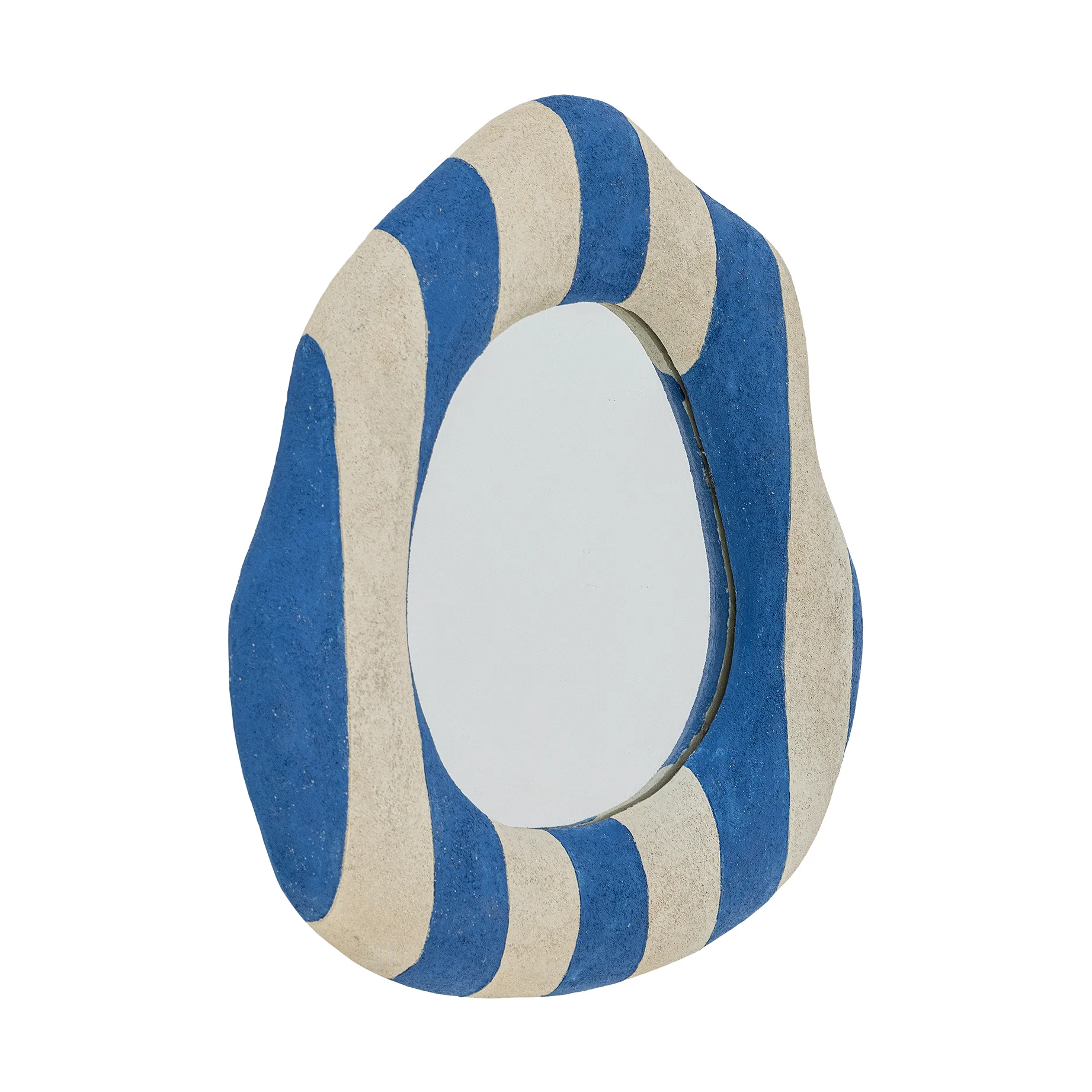 Travis wall mirror 39.5x38.5 cm, Blue Bloomingville