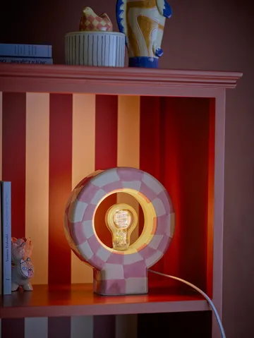 Vialini table lamp 20.5x23.5 cm - Rose - Bloomingville