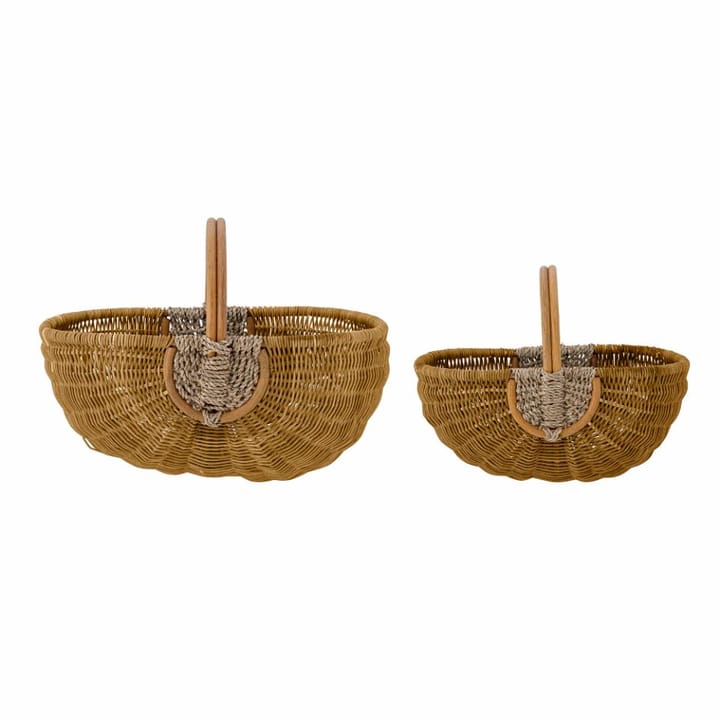 Vibber basket 2-pack - Brown - Bloomingville