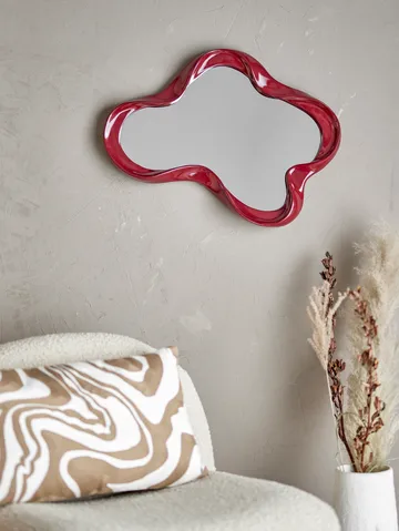 Violeta wall mirror 47x61.5 cm - Red - Bloomingville