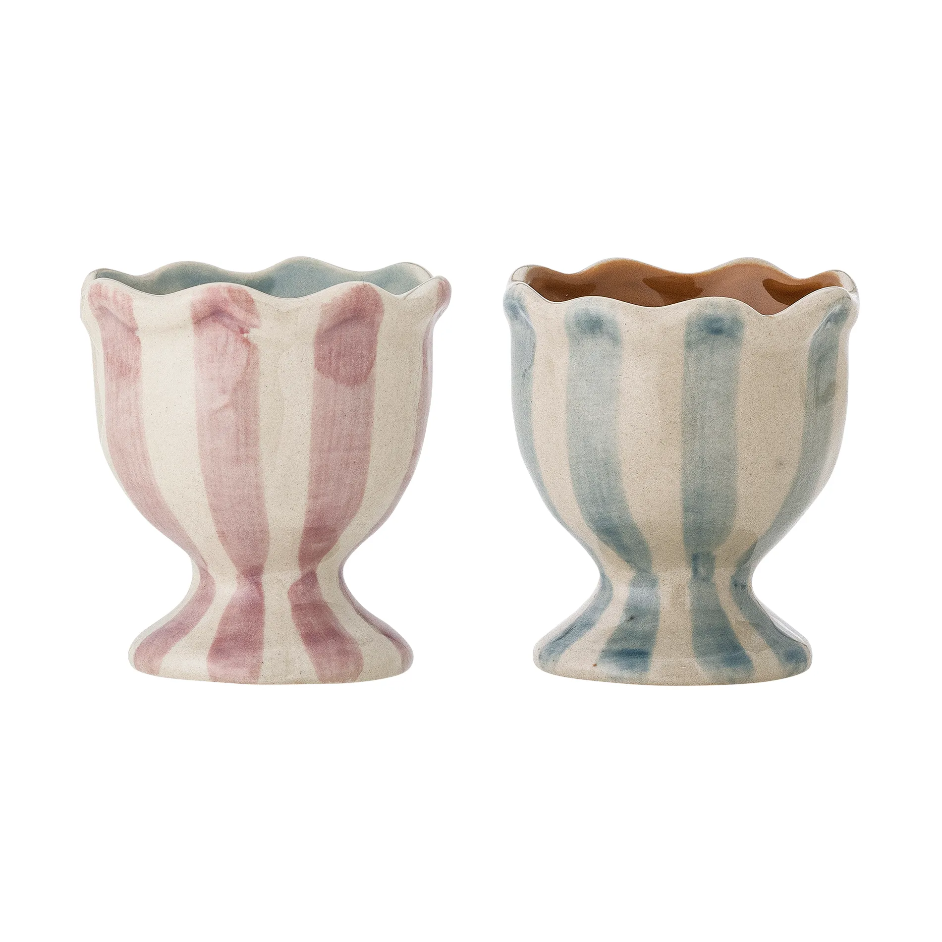 Willa egg cup 2 pieces, Rose-blue Bloomingville