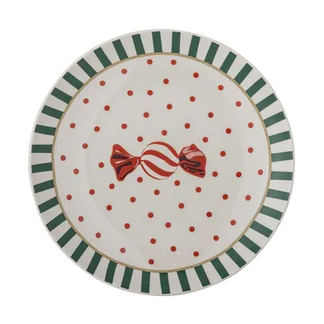 Yule plate Ø16 cm - Natural red - Bloomingville