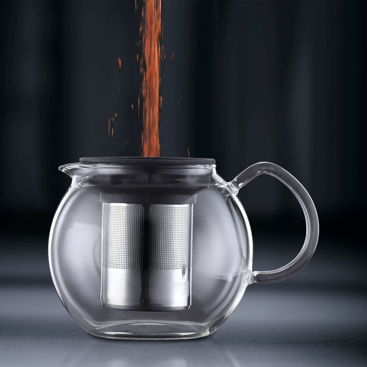 Assam teapot chrome, 1 l Bodum