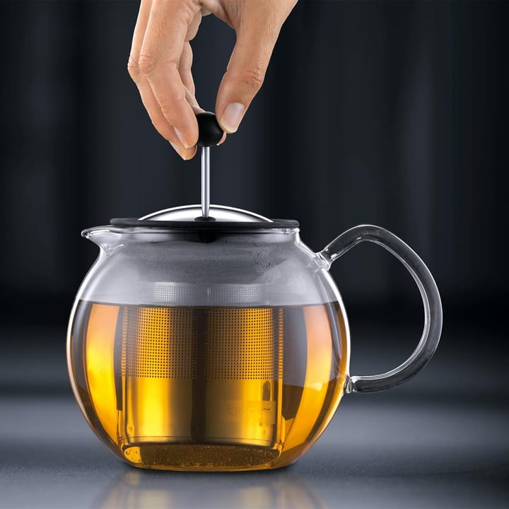 Assam teapot chrome, 1 l Bodum