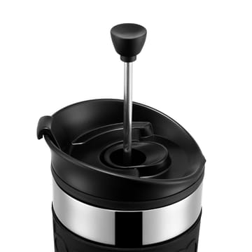 Bodum Travel press mug chrome - black - Bodum