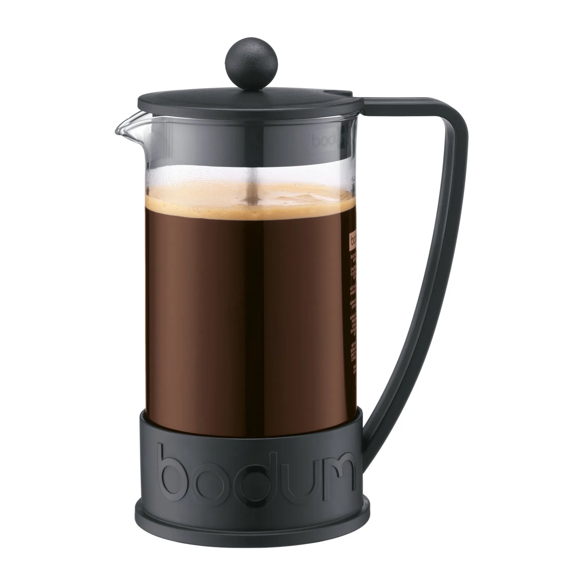 Brazil coffee press black, 8 cups Bodum