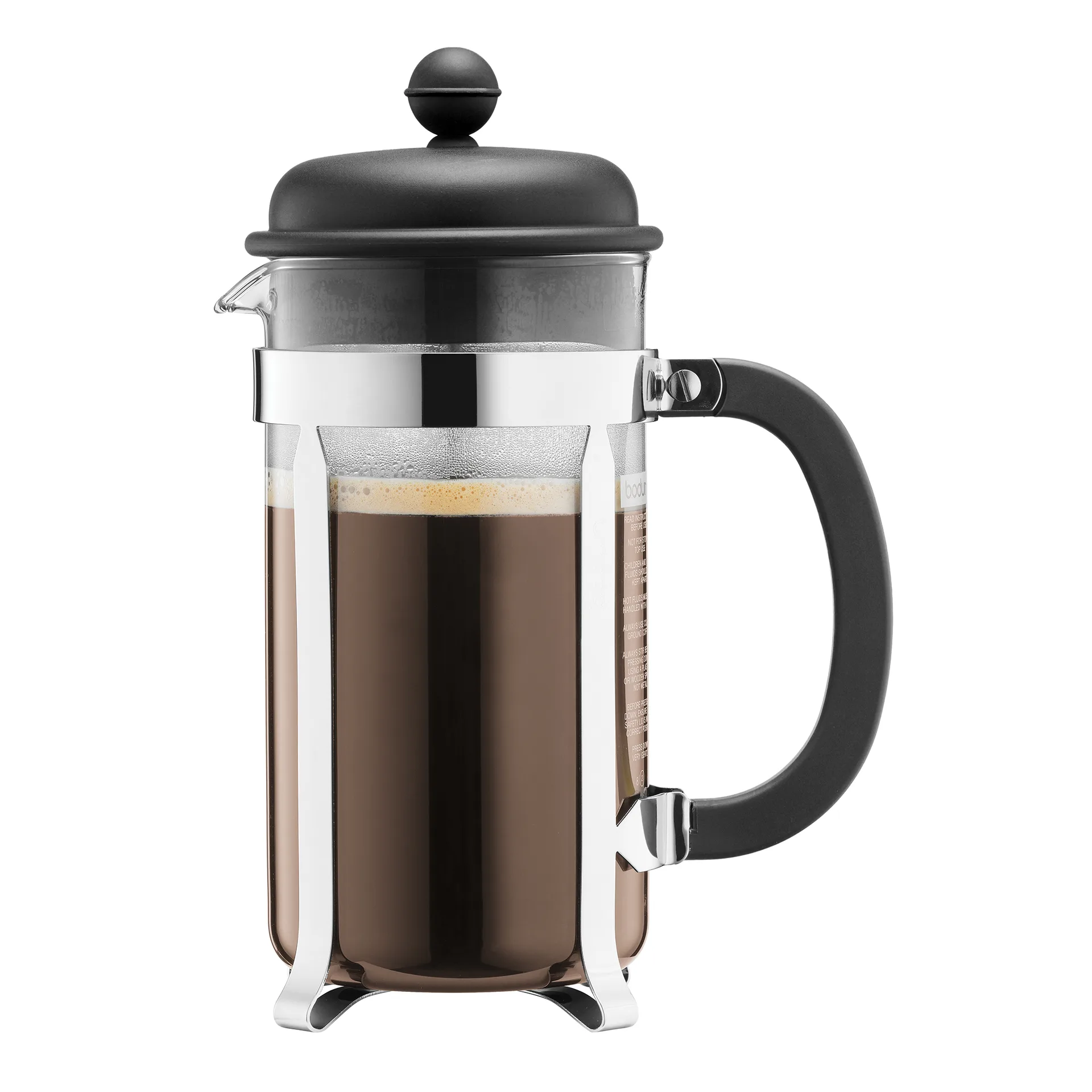 Caffettiera coffee press black, 8 cups Bodum