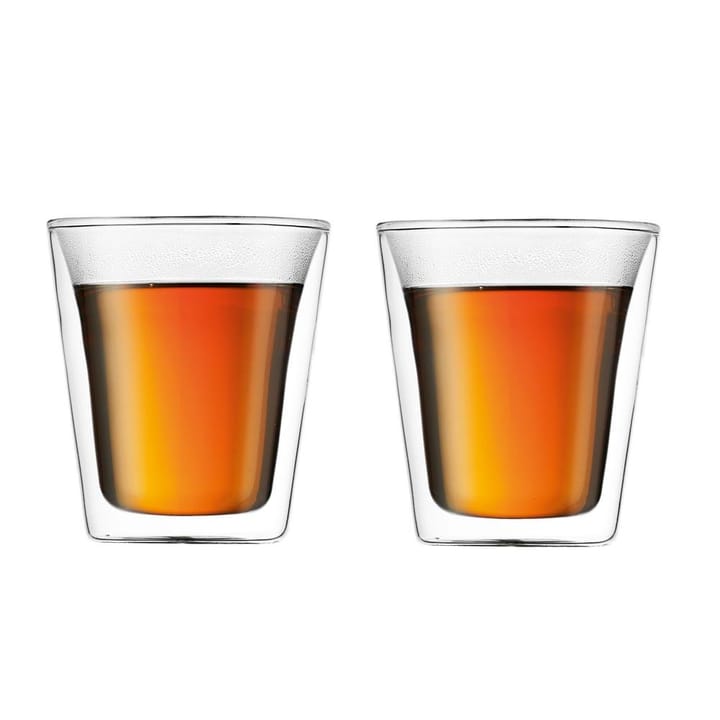 Canteen double wall glass 2-pack, 0.2 l Bodum