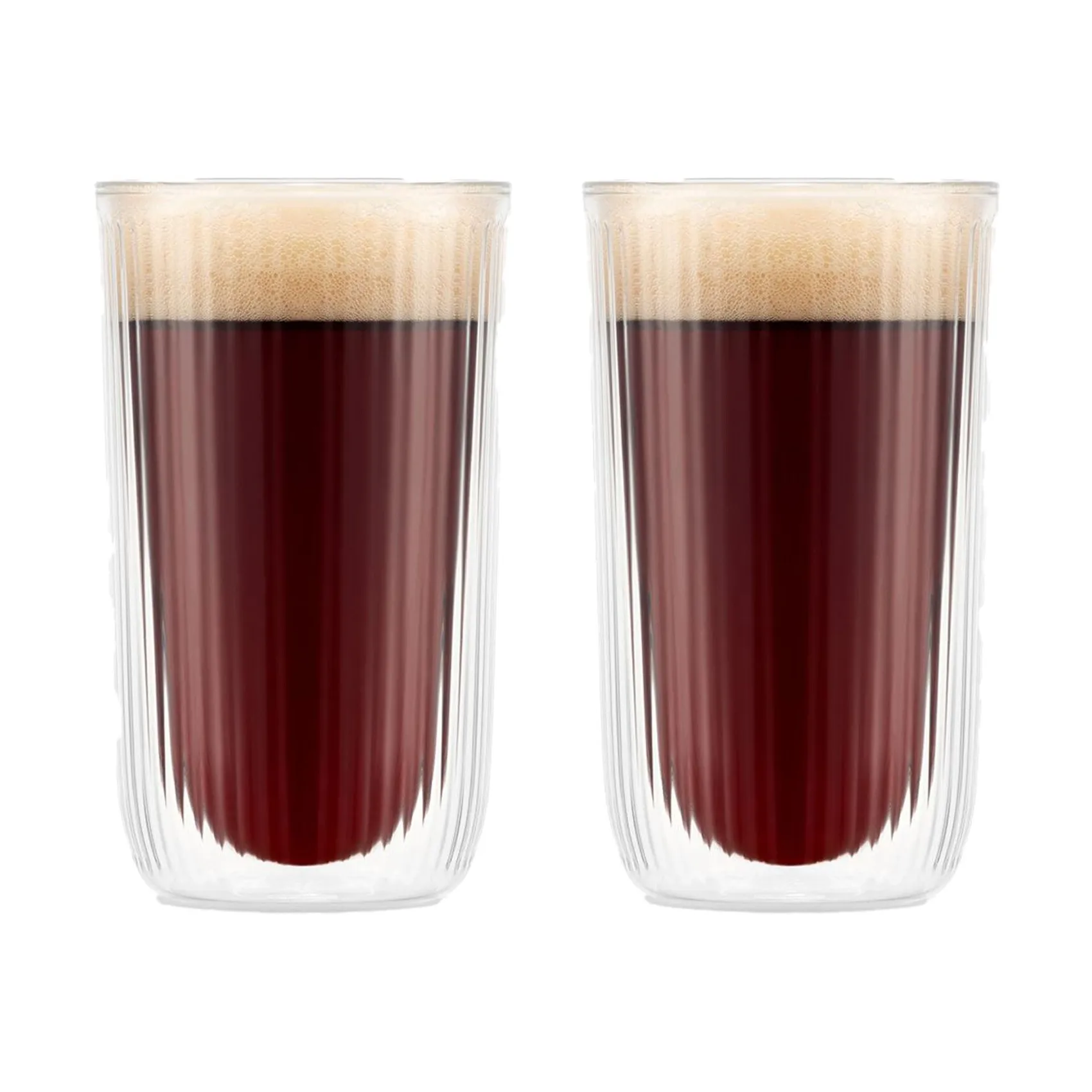 Douro double walled beer glass 45 cl 2-pack, Clear Bodum