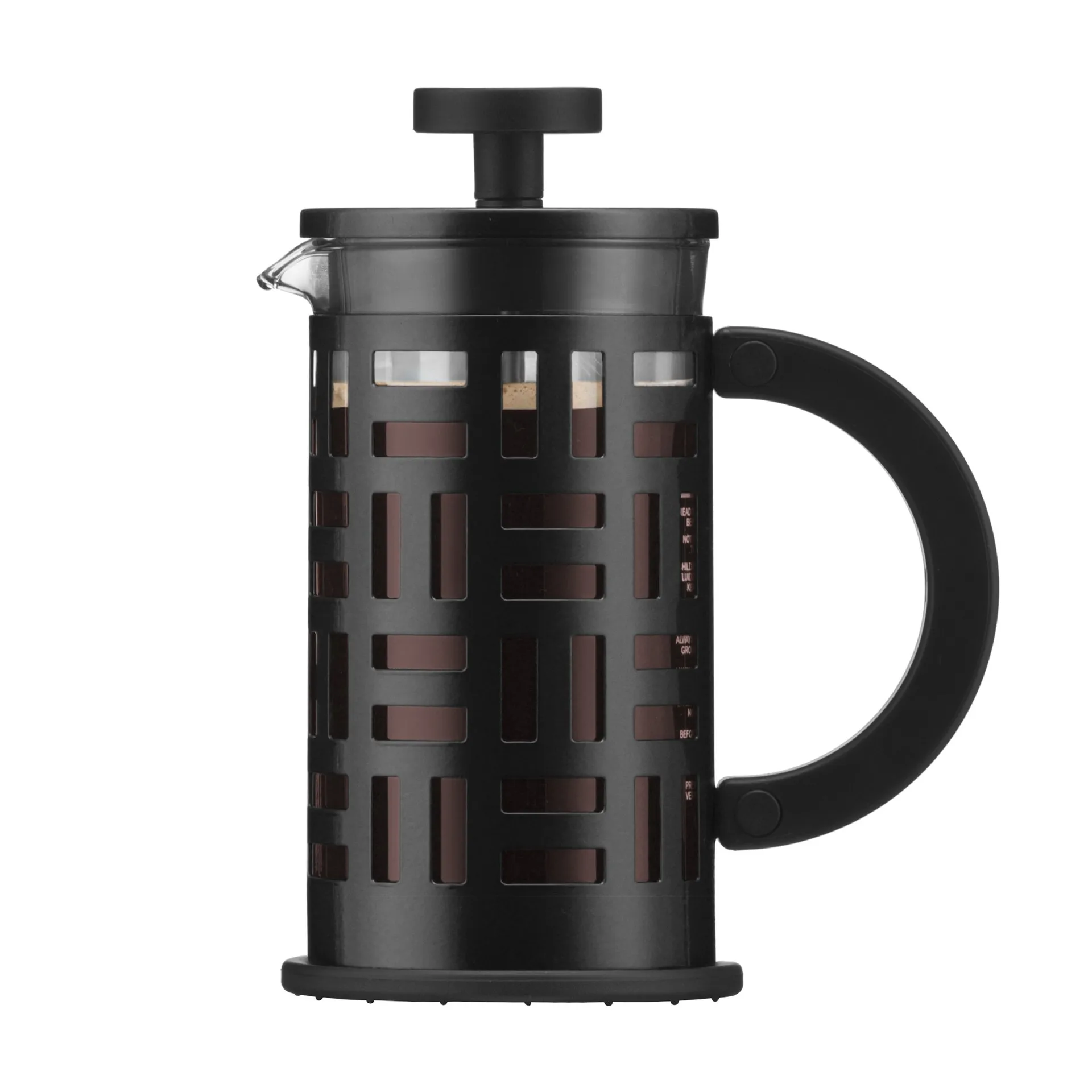 Eileen coffee press black, 3 copper Bodum