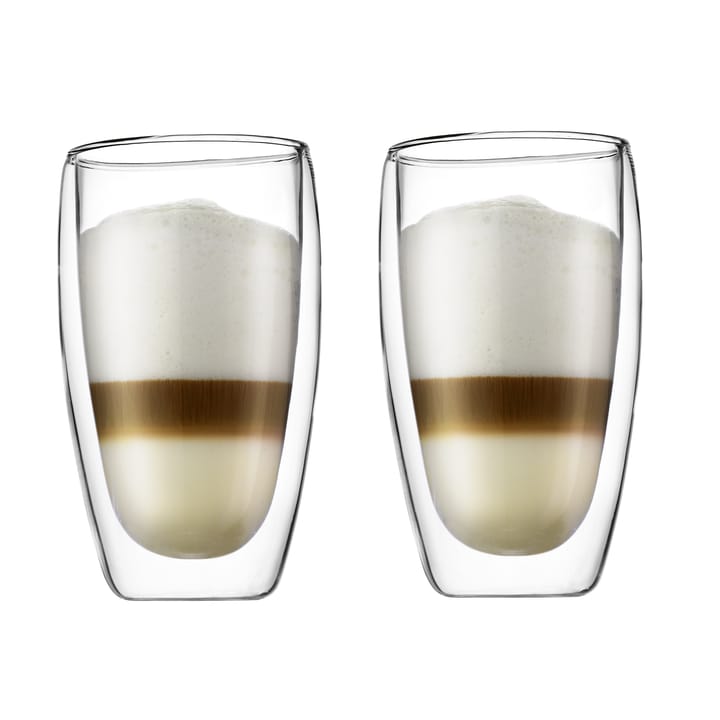 Pavina double wall glass 2-pack, 0.45 l Bodum