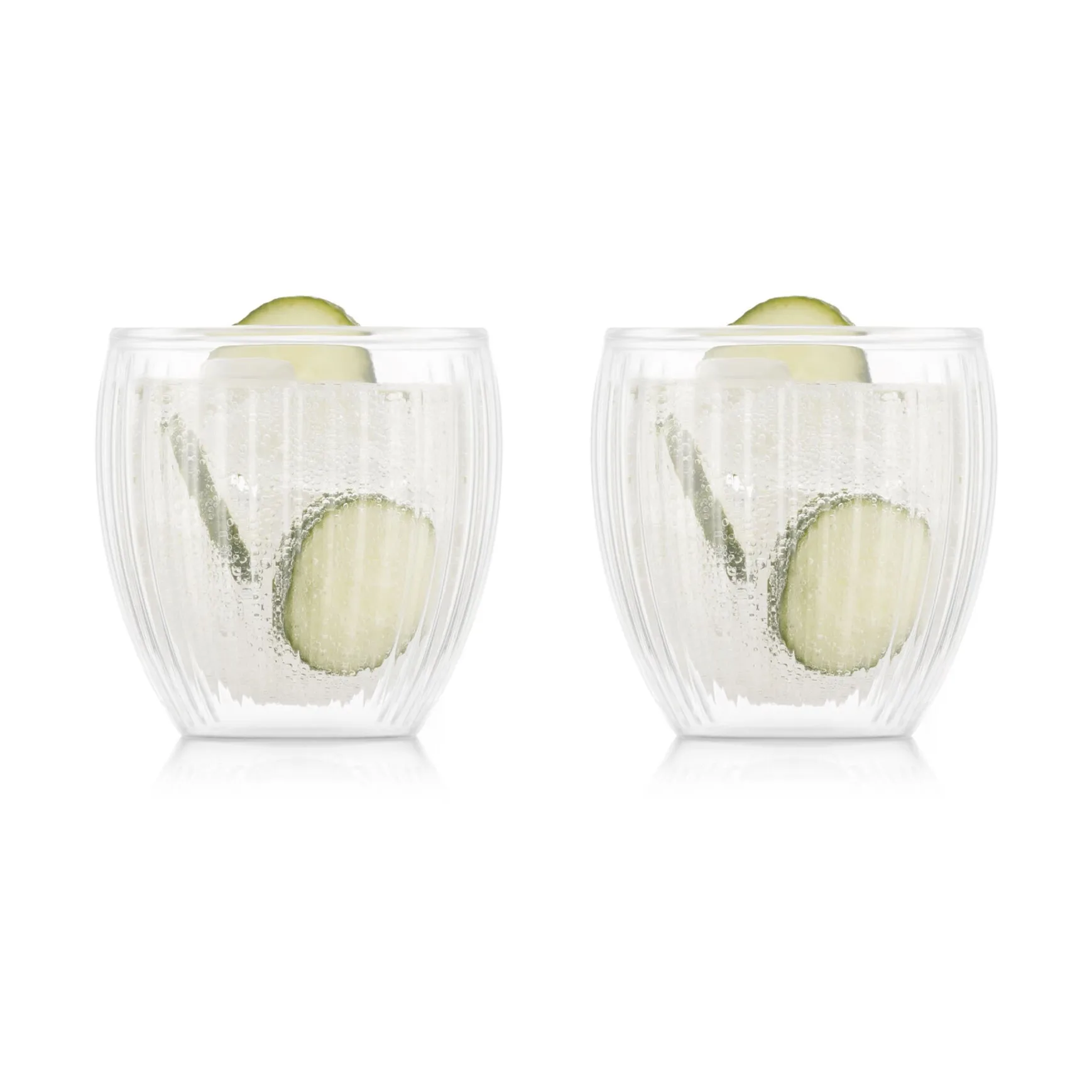 Pavina double walled glass 20 cl 2-pack, Clear Bodum