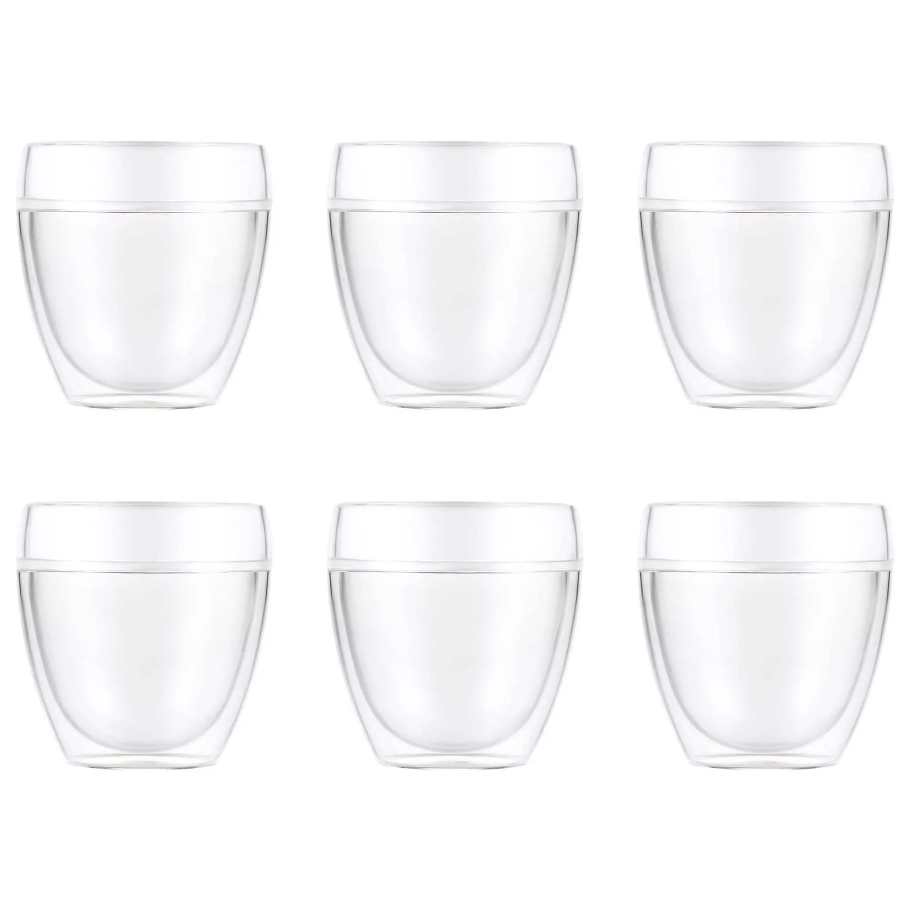 Pavina Outdoor double-walled plastic glass 6-pack, 25 cl Bodum